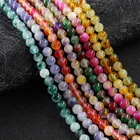 Gemstone Beads High Quality DIY Accessories Colorful Gemstone Jewelry 6mm Natural Jade Stone Beads