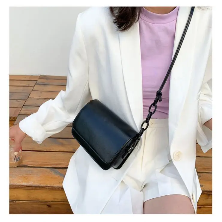 Fashion Small Handbag For Women Luxury Candy Color Chain Ladies Small Shoulder Bags Fashion Design Leather Armpit Bag