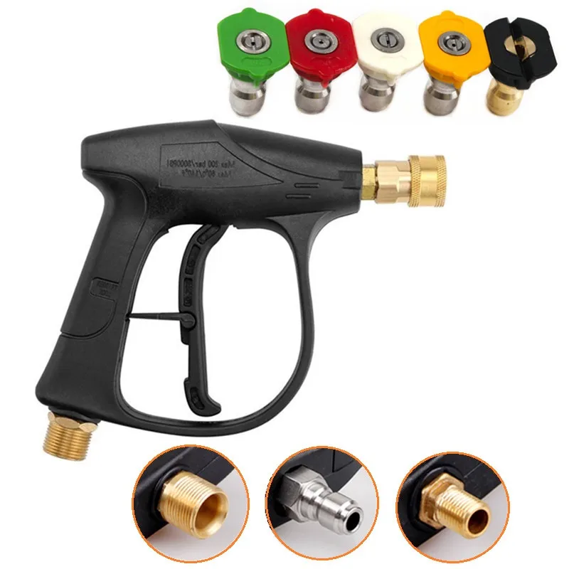 High Pressure Car Water Gun With Pcs Nozzles Pressure Washer Spray Gun