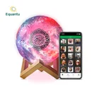 Digital Mp3 Colorful Galaxy Touch Moon Lamp Quran Learning Speaker Al Digital Led Mp3 Quran Player