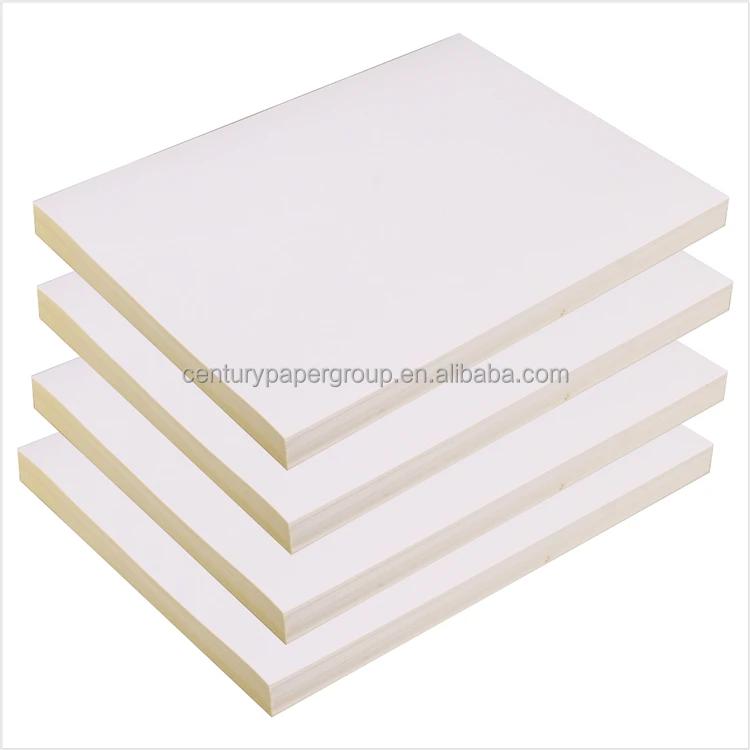 White 80gsm Coated Art Paper Hot Melt Adhesive Thermal Transfer Self