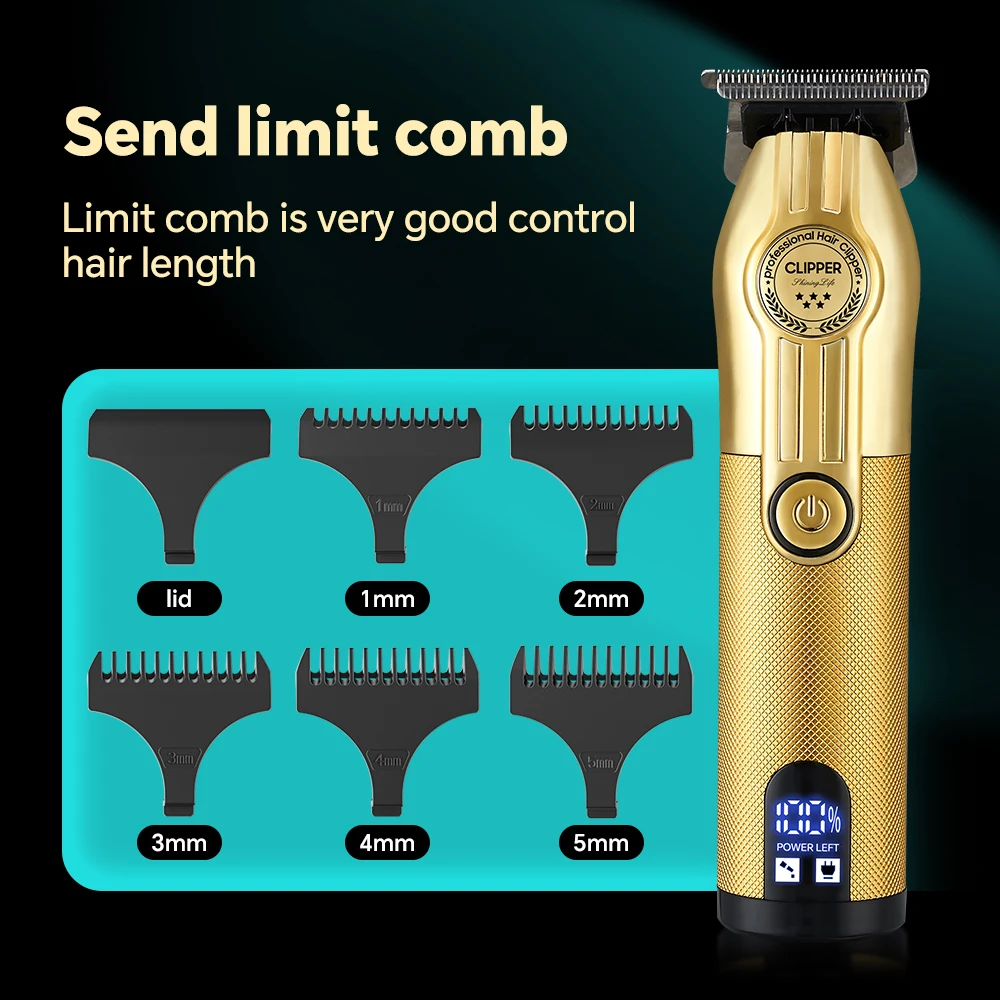 Professional 2-in-1 Mother-Child Electric Hair for Clipper Set Adjustable Pitch Whisker Trimmer Durable Stainless Steel Blade factory