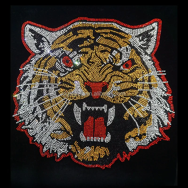 Fancy dgtopaz factory custom logo butterfly rhinestone iron on heat transfer patches motif