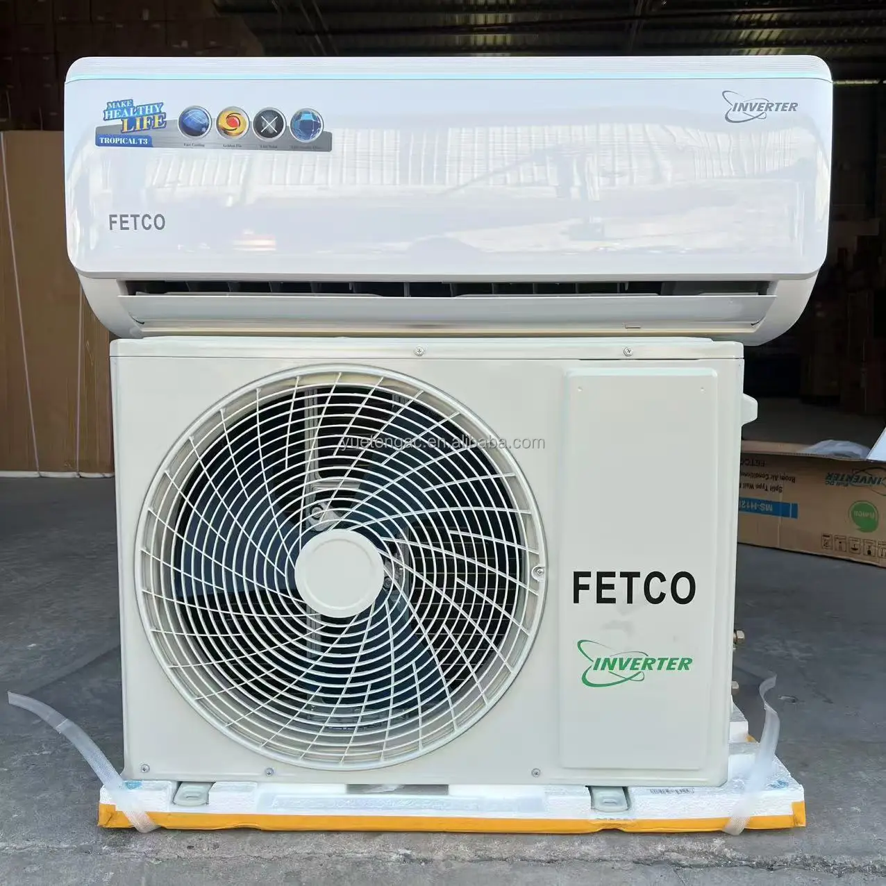 Mini Split Air Conditioner, FECTO, 12000btu, T3, 3D - detail 2