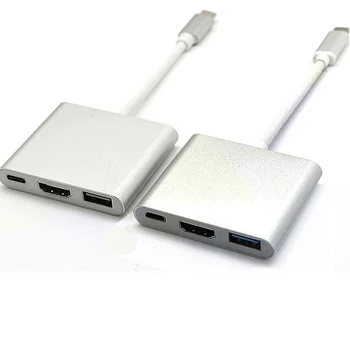 USB Micro Hdmi To Displayport Port For Docking Station USB C To Dual Hdmi Adapter USB 3.0 To HDMI 2.0V VGA Type C Hub Cable