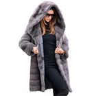 Womens Coats Womens Thick Faux Fur Big Hooded Parka Long Overcat Peacoat Winter Coats Jackets