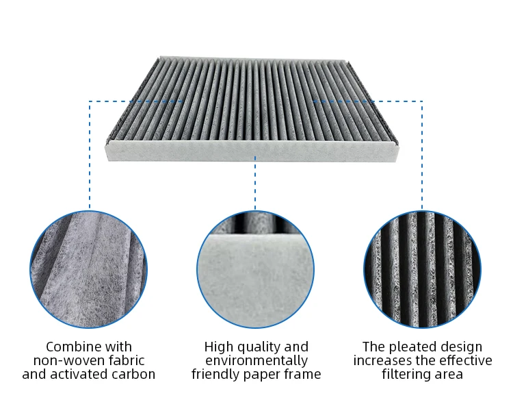 Auto Parts Accessories Air Conditioning System car air cabin filter 87139-07020 87139-30040 72880AJ000 87139-02020 factory