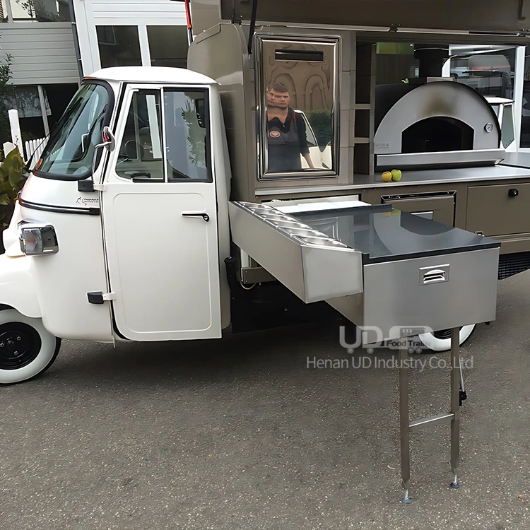 New Style Small Hot Dog Pizza Food Cart Snacks Coffee Van Mobile Kitchen Food Kiosk Ice Cream Truck For Sale