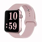 Watch Band Soft Silicone Watch Band 38/40mm 42/44mm Silicone Watch Strap Custom Silicone Watch Band