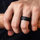 Rings Custom Logo Silicone Rings For Men Multipack Of Breathable Men's Silicone Rubber Wedding Rings Bands