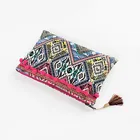 Embroidered Clutch Embroidered Fringe Ethnic Handbag Purse Personalized Tassel Ethnic Style Clutch Wallet