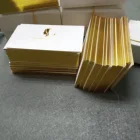 Card Customized Luxury Shiny Gold Foil/matte Edge Paper Business Card