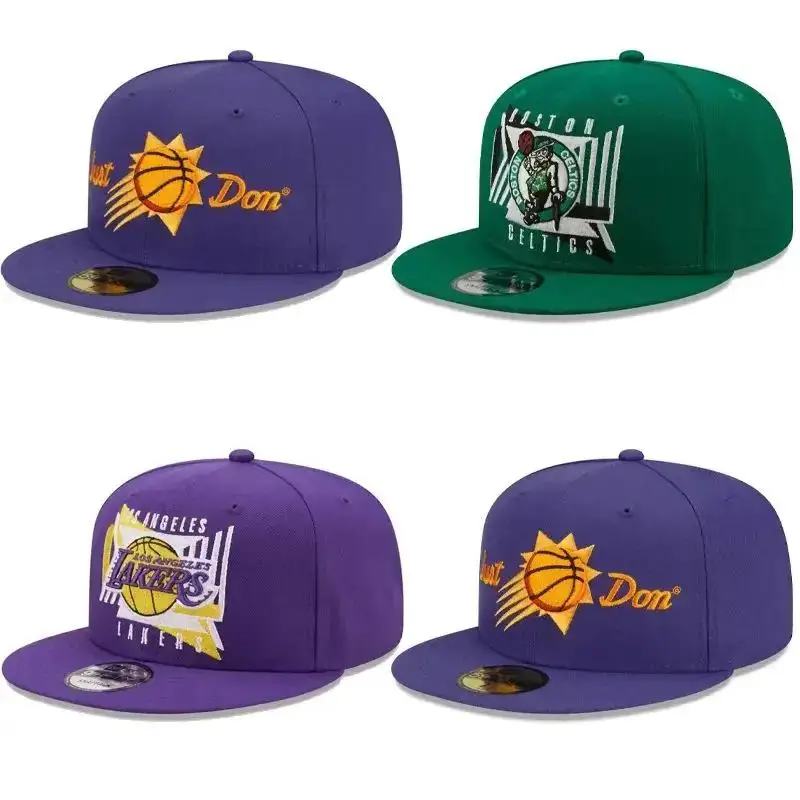 High Quality Fashion Basketball Snapback C aps Embroidered Adjustable Sports Baseball C aps All Teams Mens Hats Outdoor