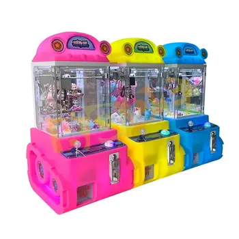 Hot Sales Coin-Operated Mini Doll Claw Machine Toys Crane Game Coin Claw Machine Games Doll Machine Claw Game