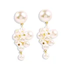Earrings 2021 Fashion Hot Korean Jewelry Temperament Women's Senior Women's Earrings Jewelry Pearl Earrings