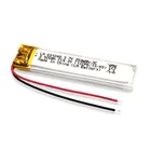 Battery Pack 250mah 601248 Lithium Polymer Batteries 3.7v Lipo Cell Rechargeable Battery Pack With Pcb And Connector
