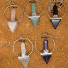 Pendulum Crystal Quartz Wands Pyramids Spiritual Pendulum