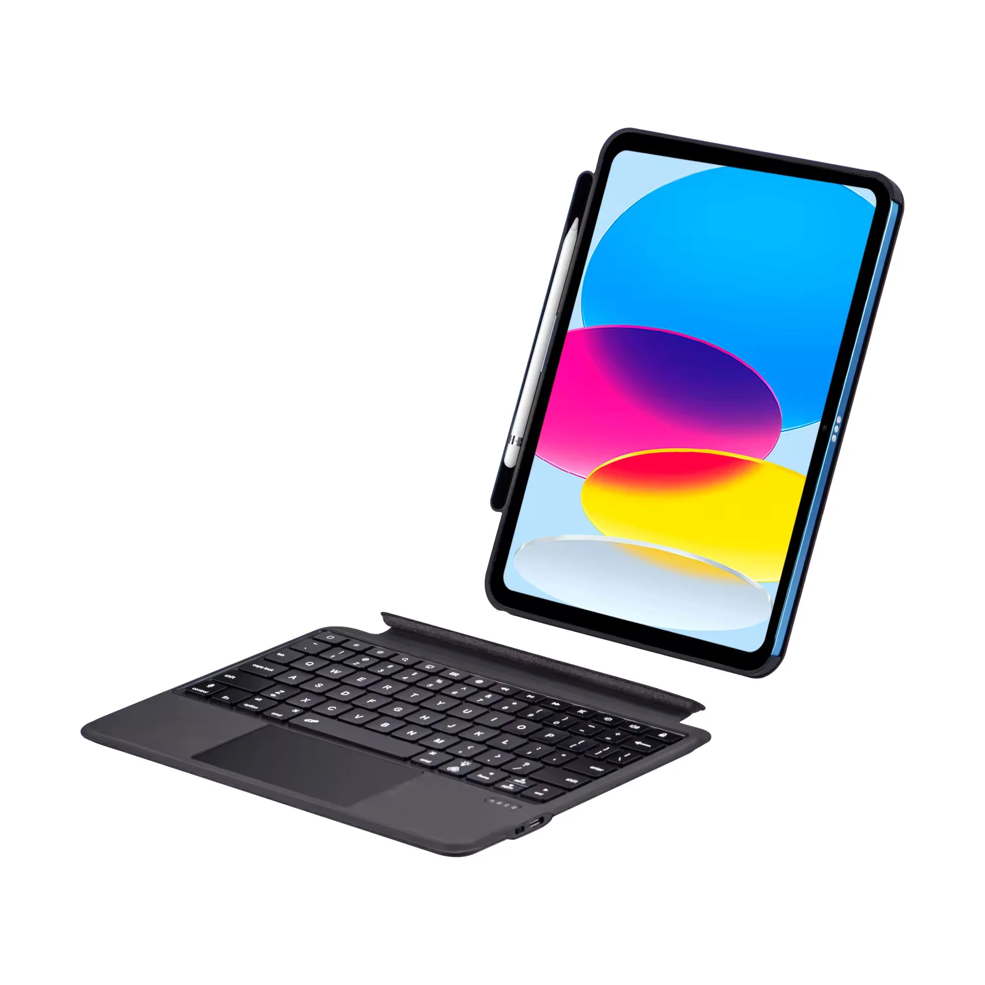 product customizable magic detachable waterproof shockproof for ipad 10 keyboard case with pencil holder touchpad backlight new product-5