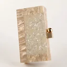 Bag Evening Women Acrylic Clutch Bag Glitter Marble Pattern Mini Evening Bag For Wedding Cocktail Party Prom
