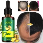 Growth Private Label Men's Ginger Germinal Serum Oil Hair Loss Treatment Hair Growth Oil