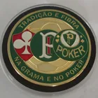 Poker New Customized Lucky Stamping Poker Chips/cheap Custom Token Coins