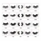 Eye Strip Lashes Private Label Handmade Beautiful Gorgeous Lovely 25 Mm 3d Strip Fake Cross Eye Lashes