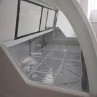 Hot Sale 1500/1600/1800/2000MM Length Curved Glass Led Light Meat Display Refrigerator Chiller