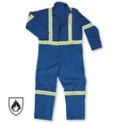Workwear Factory Supply NFPA 2112 EN 11612 Royal Blue Offshore Oil Field Gas FRC FR Clothing