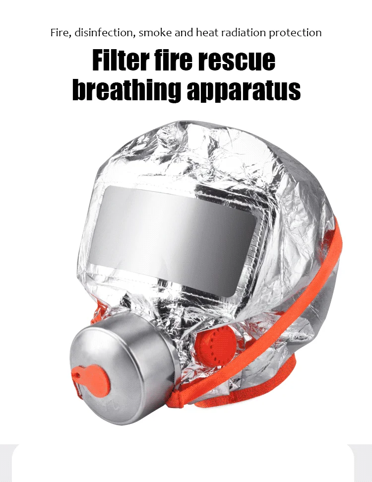 Full Face Rubber Particulate Respirator With Double Filters Gas Mask