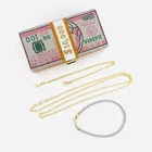 Crystal Wholesale Luxury Brand Rhinestone Dollar Women Money Crystal USD Evening Bags