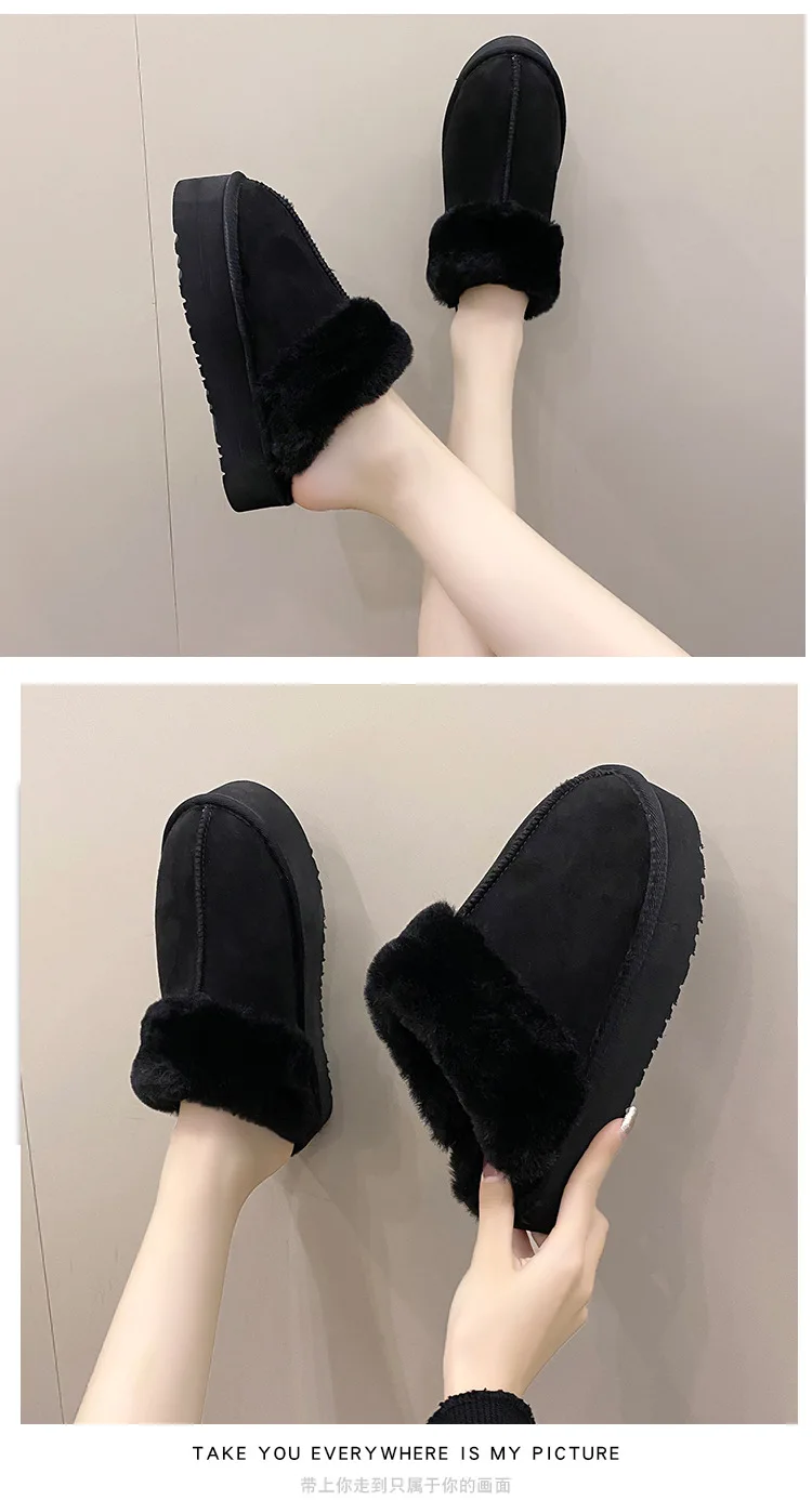 Home slippers for women fashion fur slippers slides slippers
