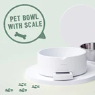 Food Cat Welland Tare Function LCD Screen Stainless Steel Bowl Pet Food Weighing Container For Dog Cat