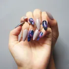False Nail Finger Hot Sale False Nail Long Coffin 24 Pcs Press On Nail Tips For Nail Art
