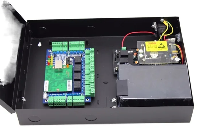 1/2/4 Doors Access Control Panel RFID Reader TCP-IP Access Control Board With Power Supply Wiegand Access Controller