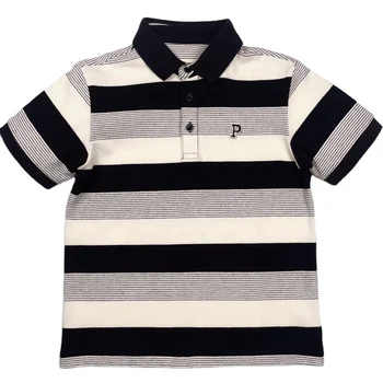 New Arrival Summer 100% Cotton Polo T-Shirt for Kids & Toddlers Embroidered Casual Style Strength Wholesale Boy Clothing