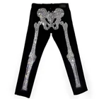Jeans Jeans Design Jeans Men DiZNEW Custom Rhinestone Jeans Stylish And Shiny Wash Slim Fitting Men's Jeans