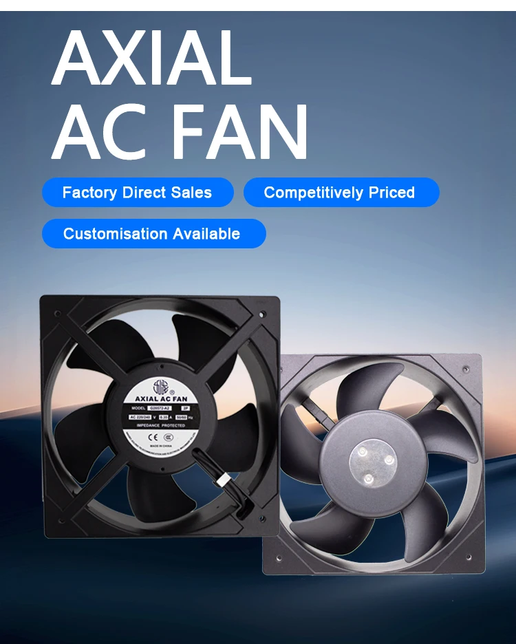 Industrial Axial Cooling Fan, YC20572, 100V, 205*205*72mm - detail 4