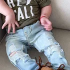 Jeans Boy Toddler Jeans Distressed Ripped Skinny Jeans Kids Boy Baby Pants Jeans