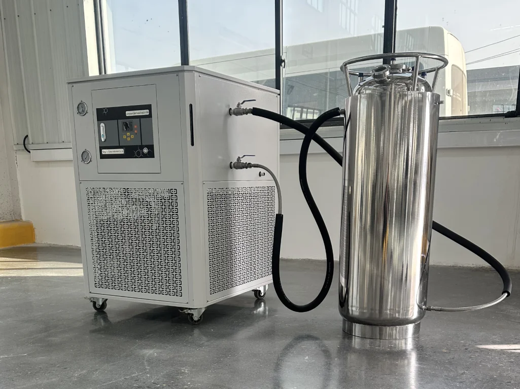 -80 Glycol Recirculating Chiller, DLSB-100/80, PLC - detail 4