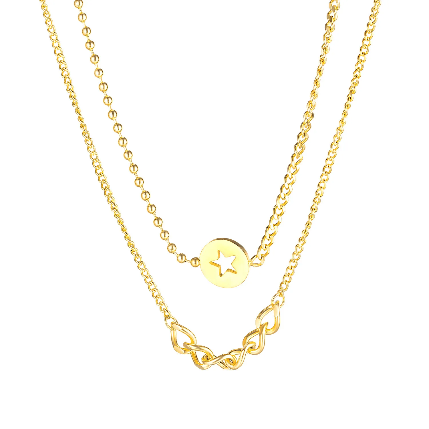 Fashion Jewelry 18k Pvd Gold Plated 