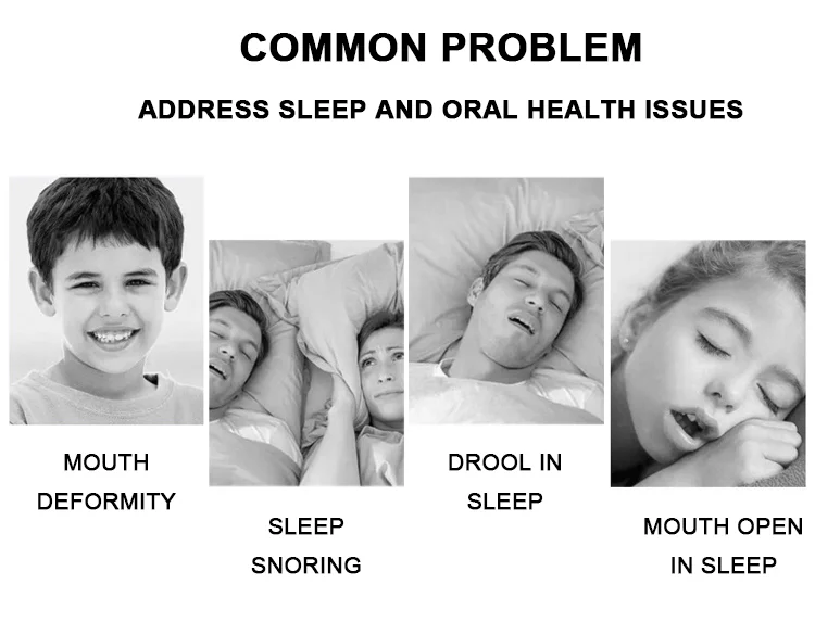 Bamboo Silk Hypoallergenic Mouth Strips Mouth Tape Breathing Sleeping Tapes Lips Shape Sleep Tapes for Smooth Breather factory