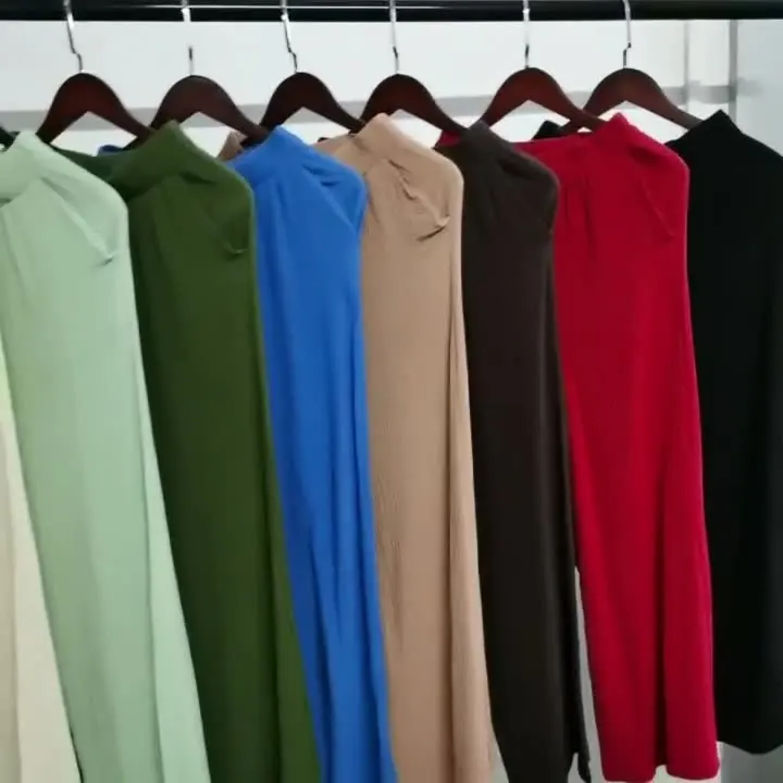 2025 Elegant Abaya for Ladies Long Casual Dress with Islamic Scarf Hijab Plus Size Clothing Set for Women Middle East for Summer manufacture