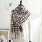 Scarf With Fashionable Multi-functional Tassel Shawl Cashmere Scarf With Women's Print For Autumn/winter 2021