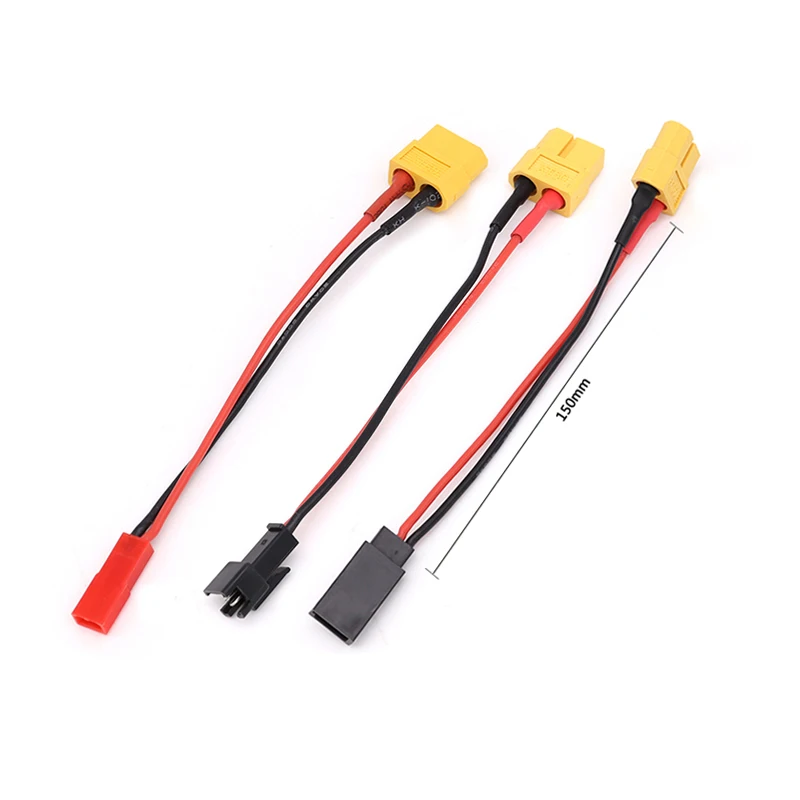 Amass XT60 Connector Male to 2 Female Plug Y Wire cable for Charger Lipo Battery