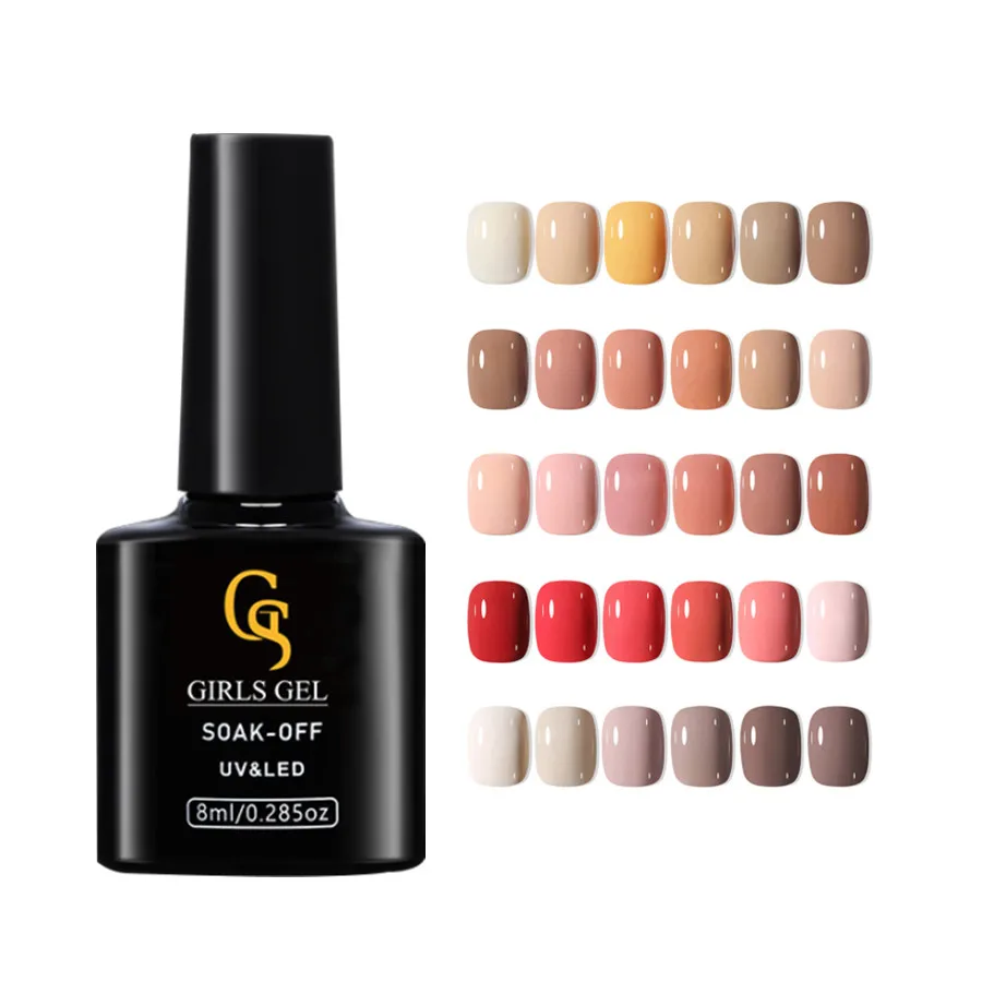 Gs Girlsgel Colors Gel Nail Polish Colorful Soak Off Uv Gel Nail