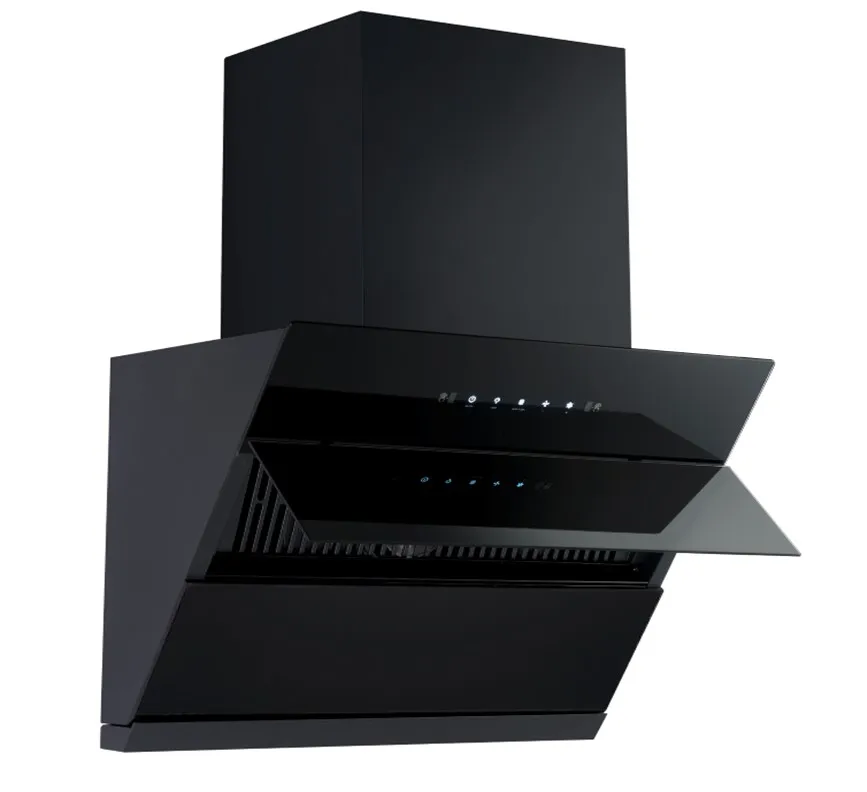 angular cooker hood