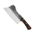 Meat Knife High Quality Stainless Steel 7.25 Inch Meat Cleaver Knife Hand Forged Boning Knife Cleaver