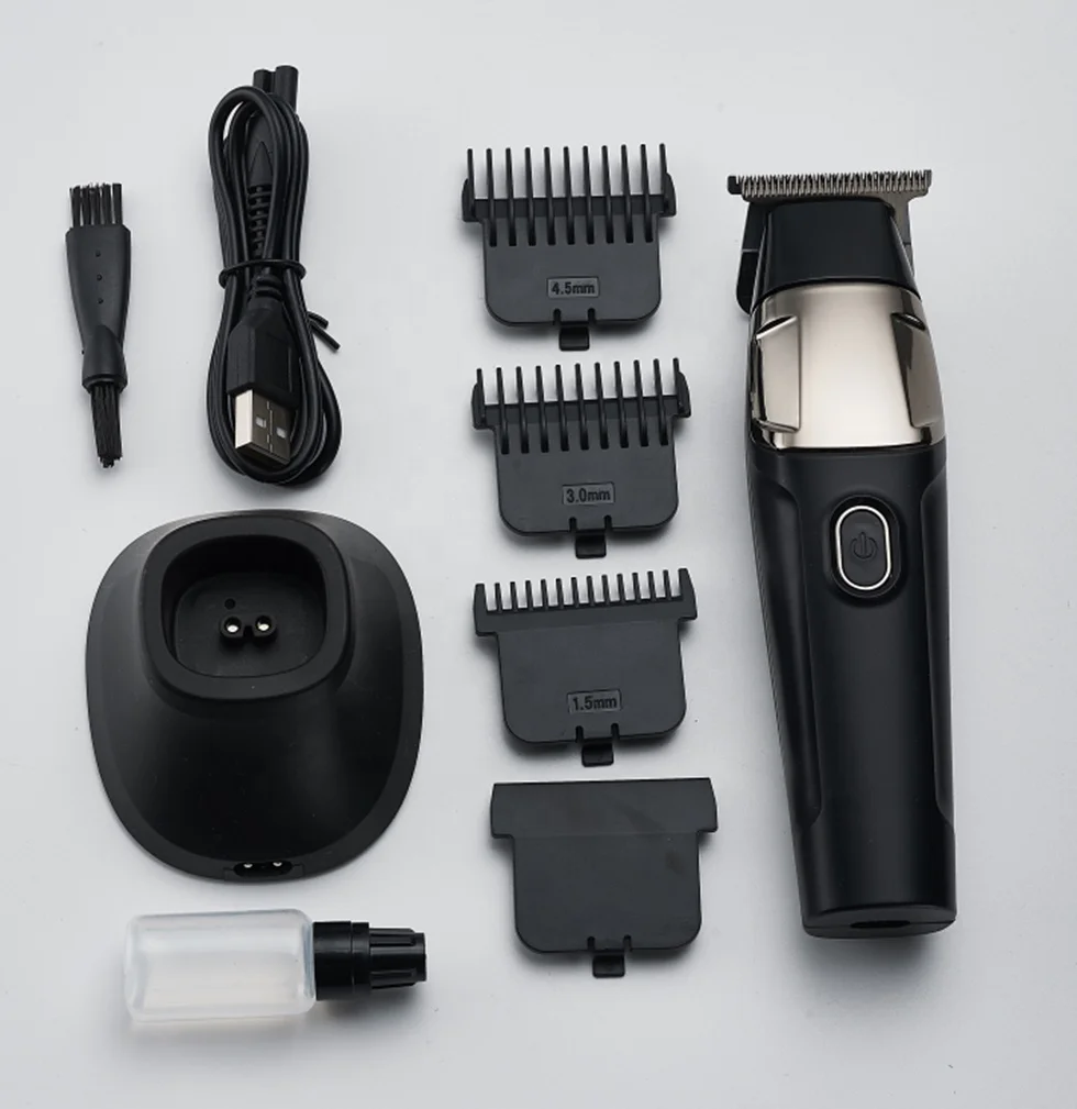 Professional Hair Clipper and Trimmer with 80Min Runtime Titanium Plated Blade and LED Display
