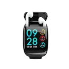 Mobile Design Watch Flip Bluetooth Mobile Design Sport Smart Watch Fitness Smart Bracelet With Earbuds