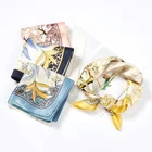 Square Twill Silk New Design Square Women Ladies Neck Tie Clothing Twill 100% Silk Scarves